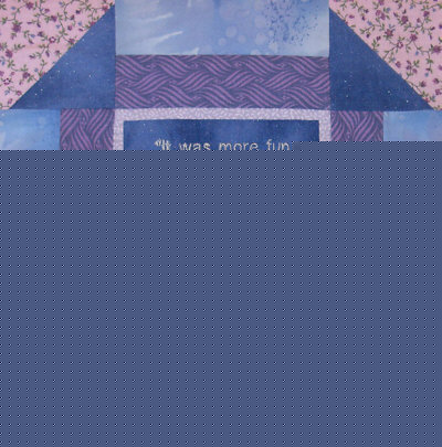 photo of quilt block
