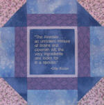 photo of quilt block